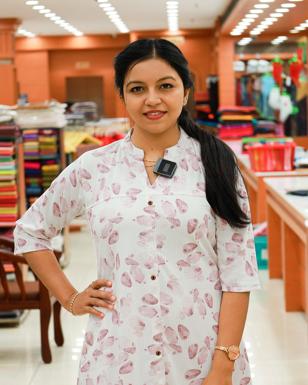 Women's A-line Kurthi- 1211