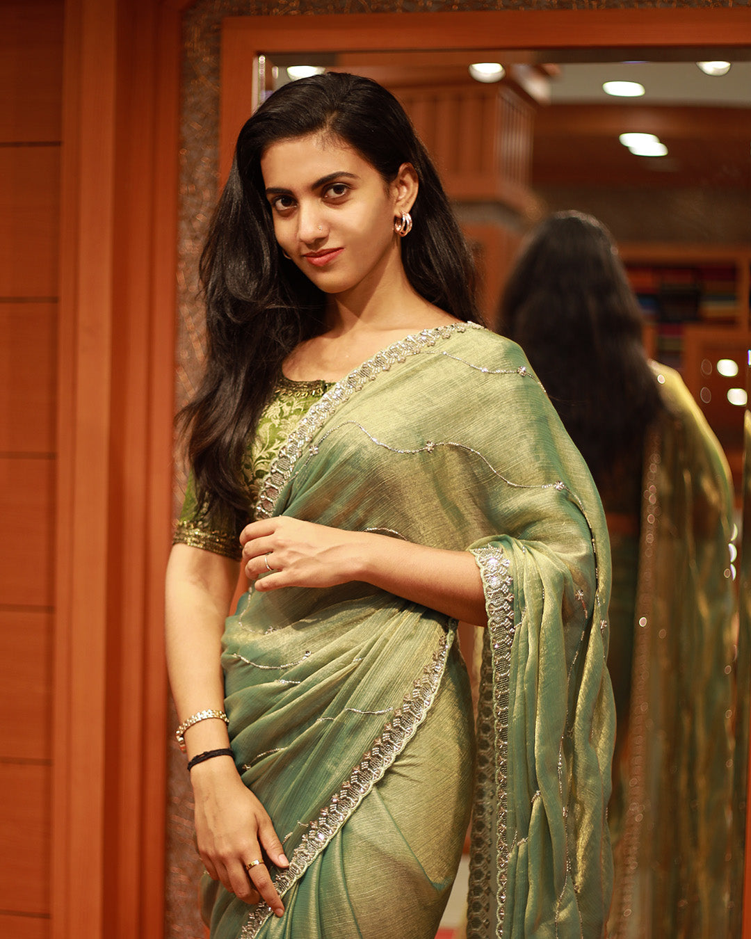 Designer Handworked Saree - 1264