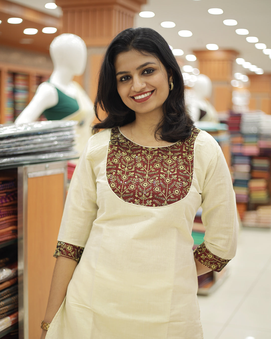 Women's vishu Special Kurthi- 1311