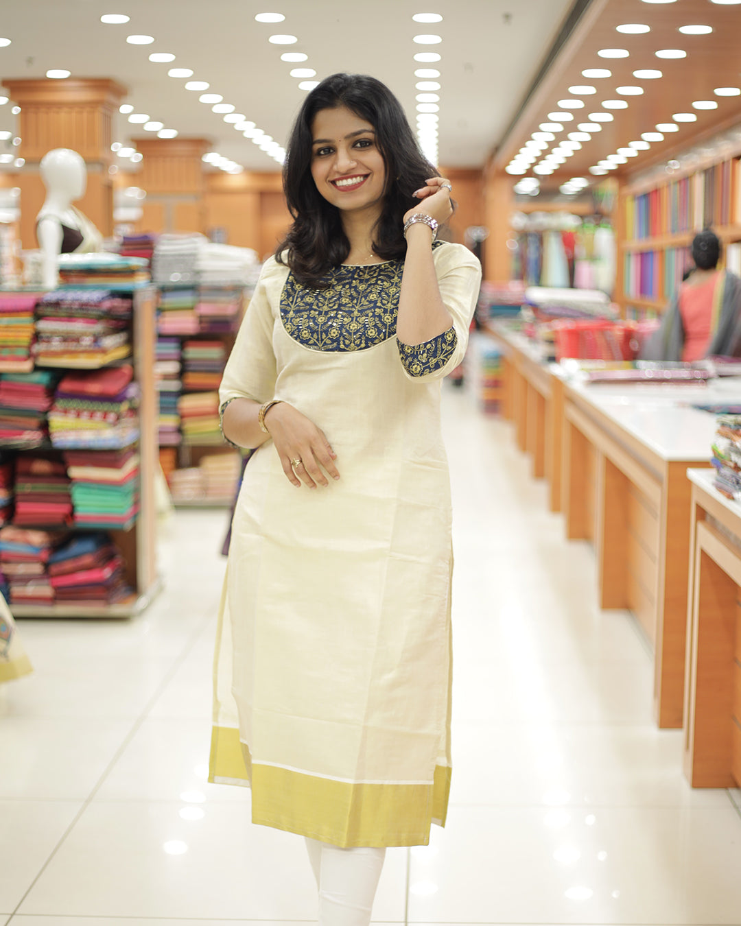Women's vishu Special Kurthi- 1311