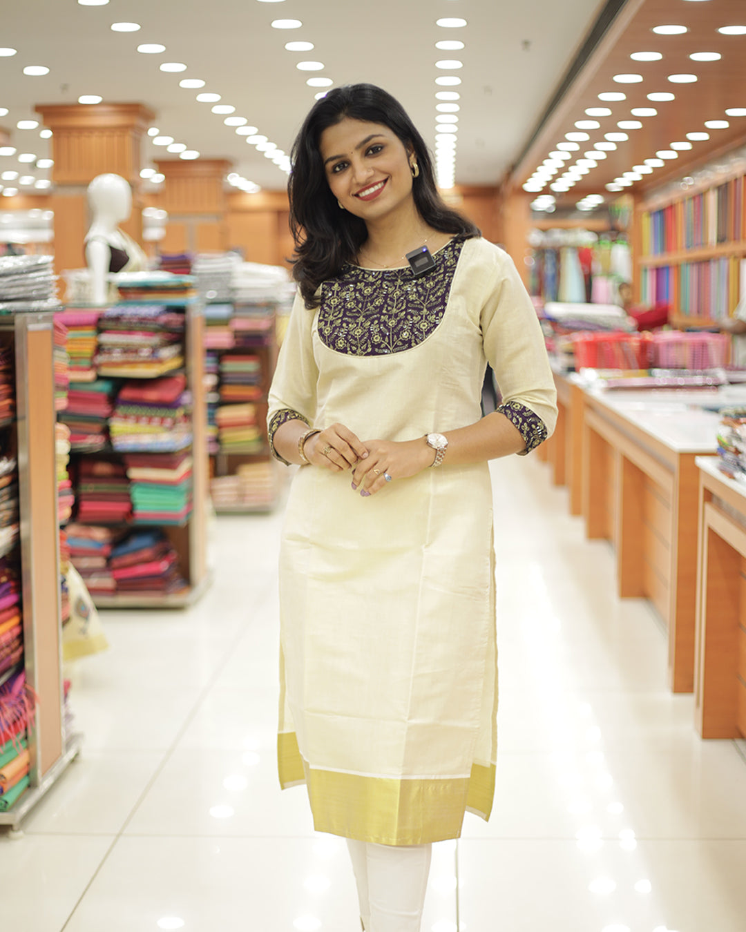 Women's vishu Special Kurthi- 1311