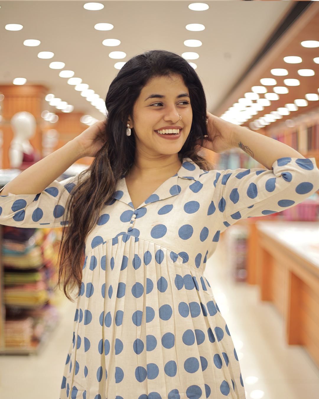 Women's Aline Kurti - 1337