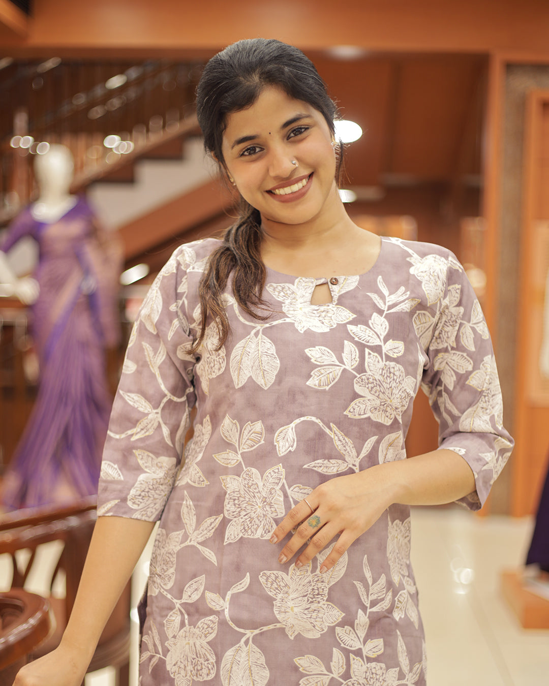 Women's Slitted Kurti -1344