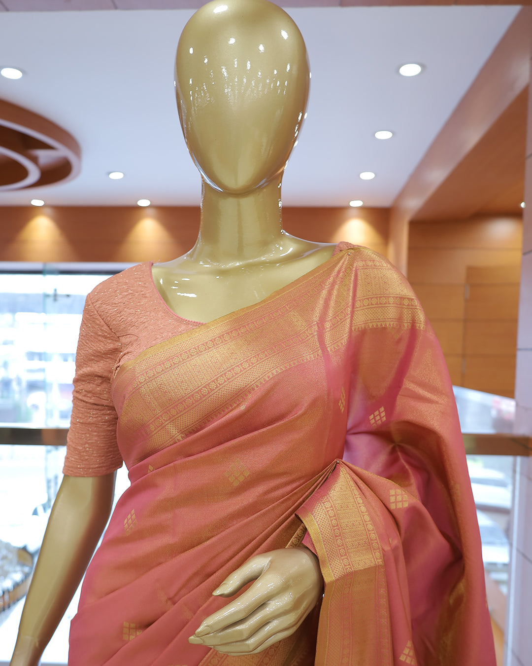 Brocade Tissue Silk Sarees - 1370