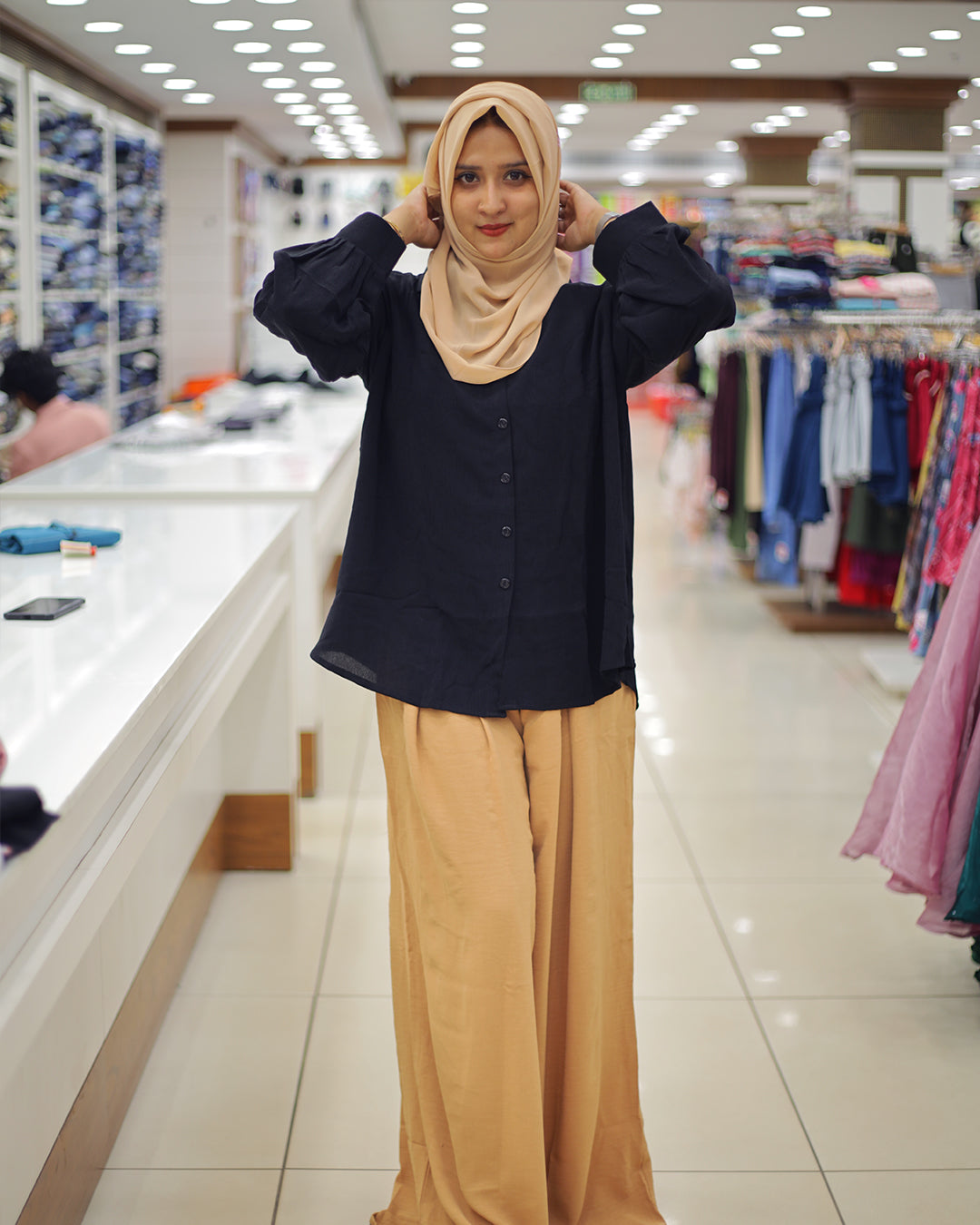 Women's Shirt and Palazzo Set -1374