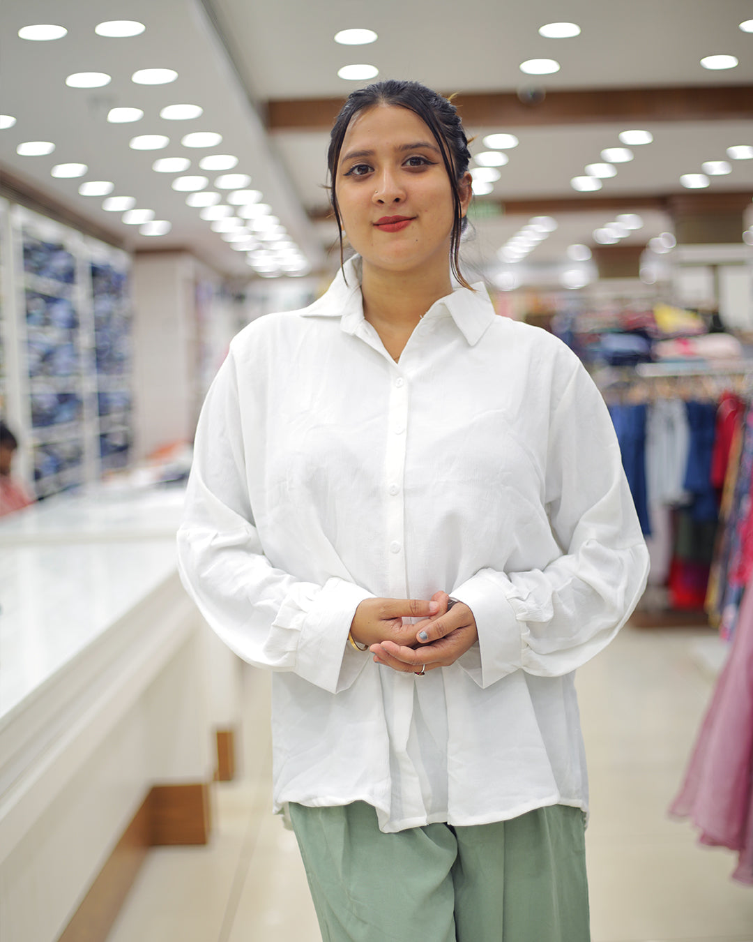 Women's Shirt and Palazzo Set -1374