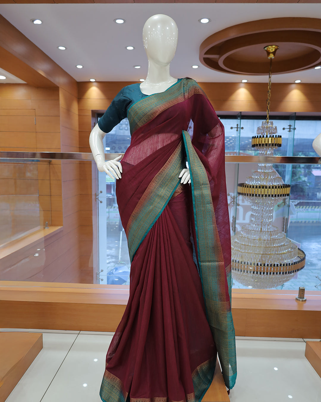 Semi Jute Saree - 1394