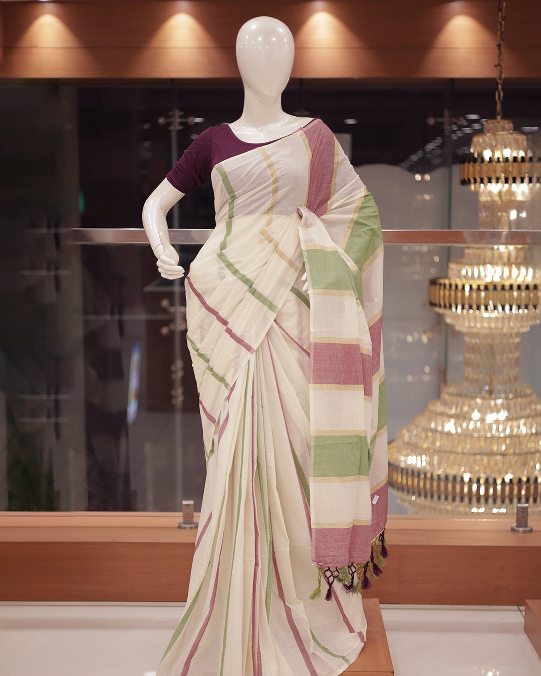 Womens Kerala Set Saree -G360