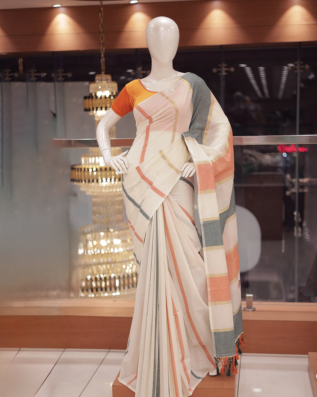 Womens Kerala Set Saree -G360