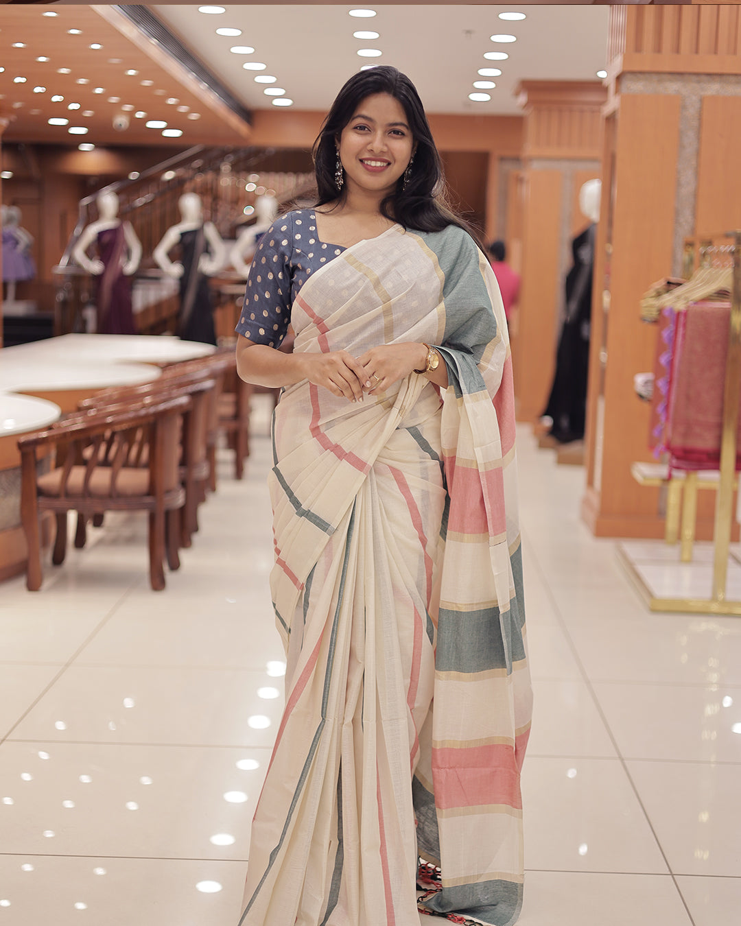 Womens Kerala Set Saree -G360
