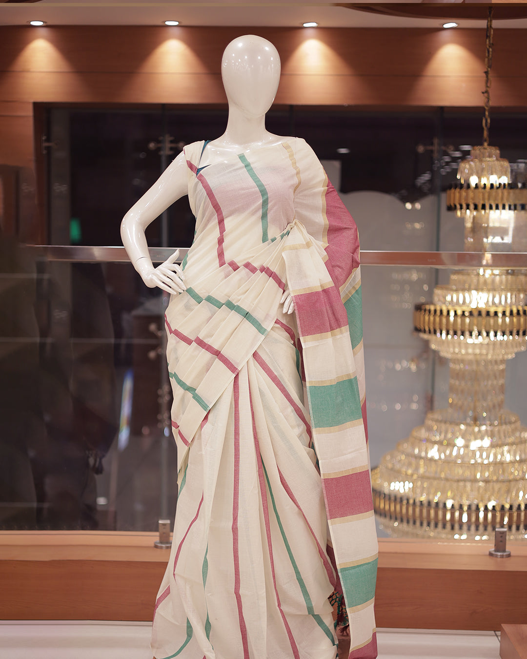 Womens Kerala Set Saree -G360