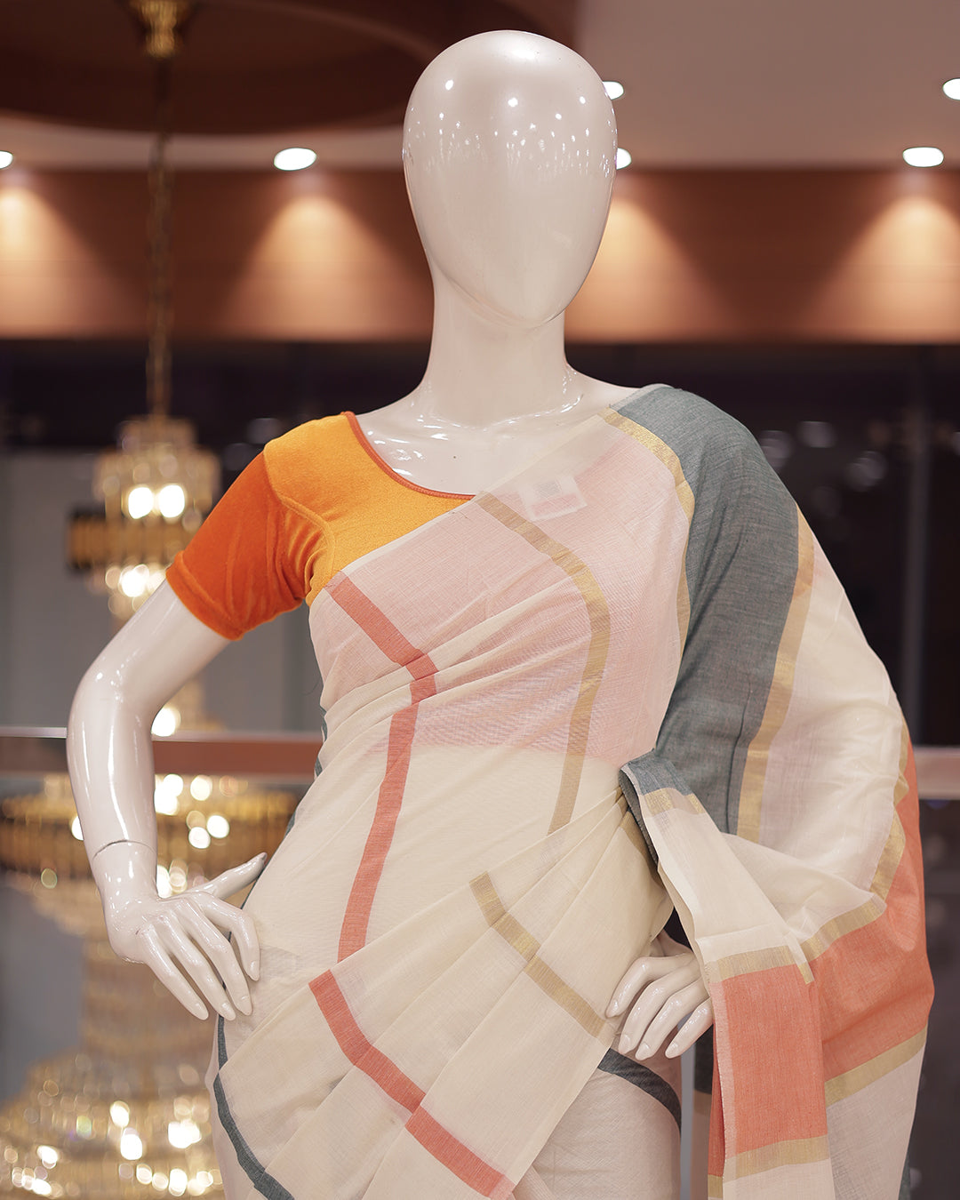 Womens Kerala Set Saree -G360
