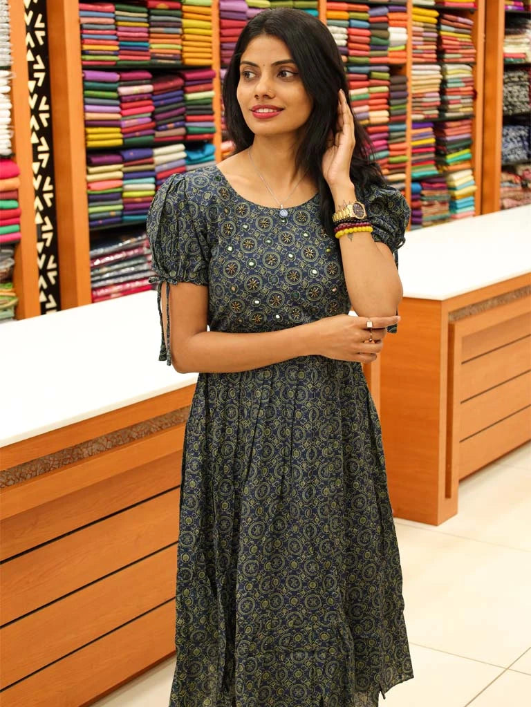 Women's Ajrakh Kurti - AK01