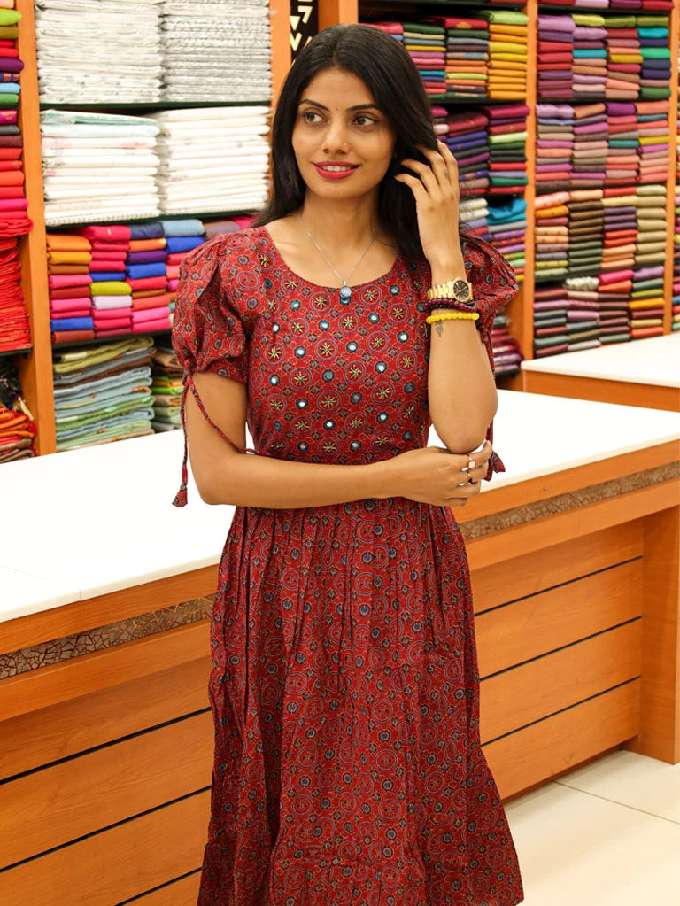 Women's Ajrakh Kurti - AK01