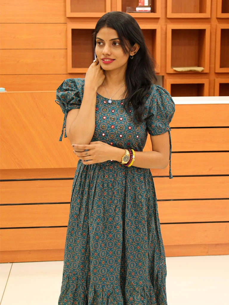 Women's Ajrakh Kurti - AK01