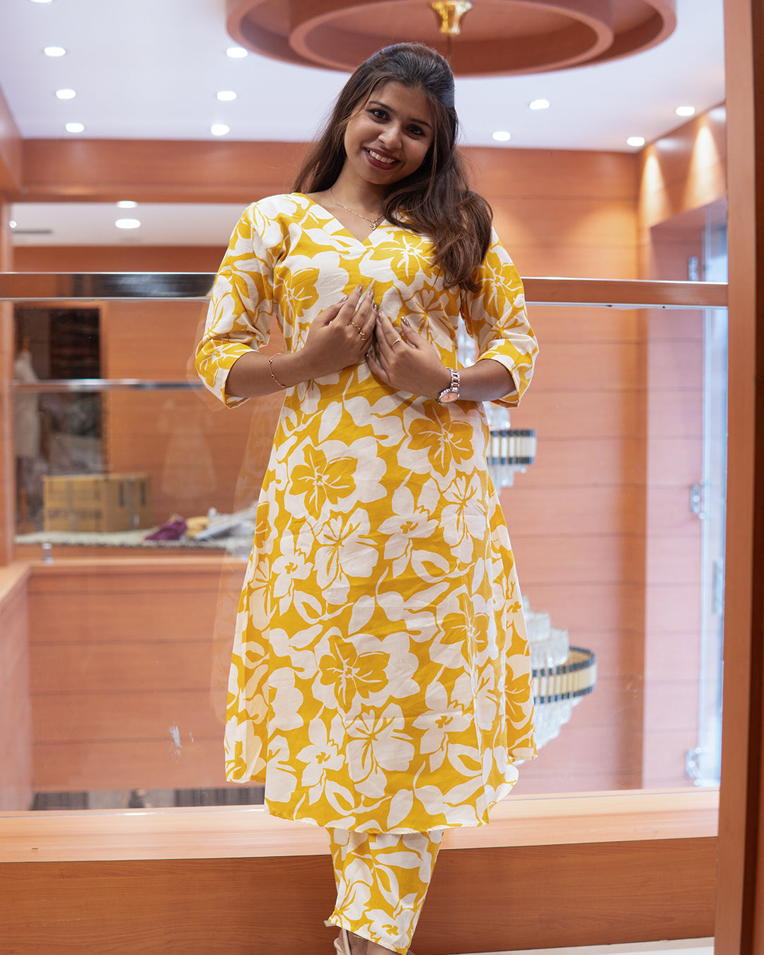 Women's Floral Co-ord Set -A305