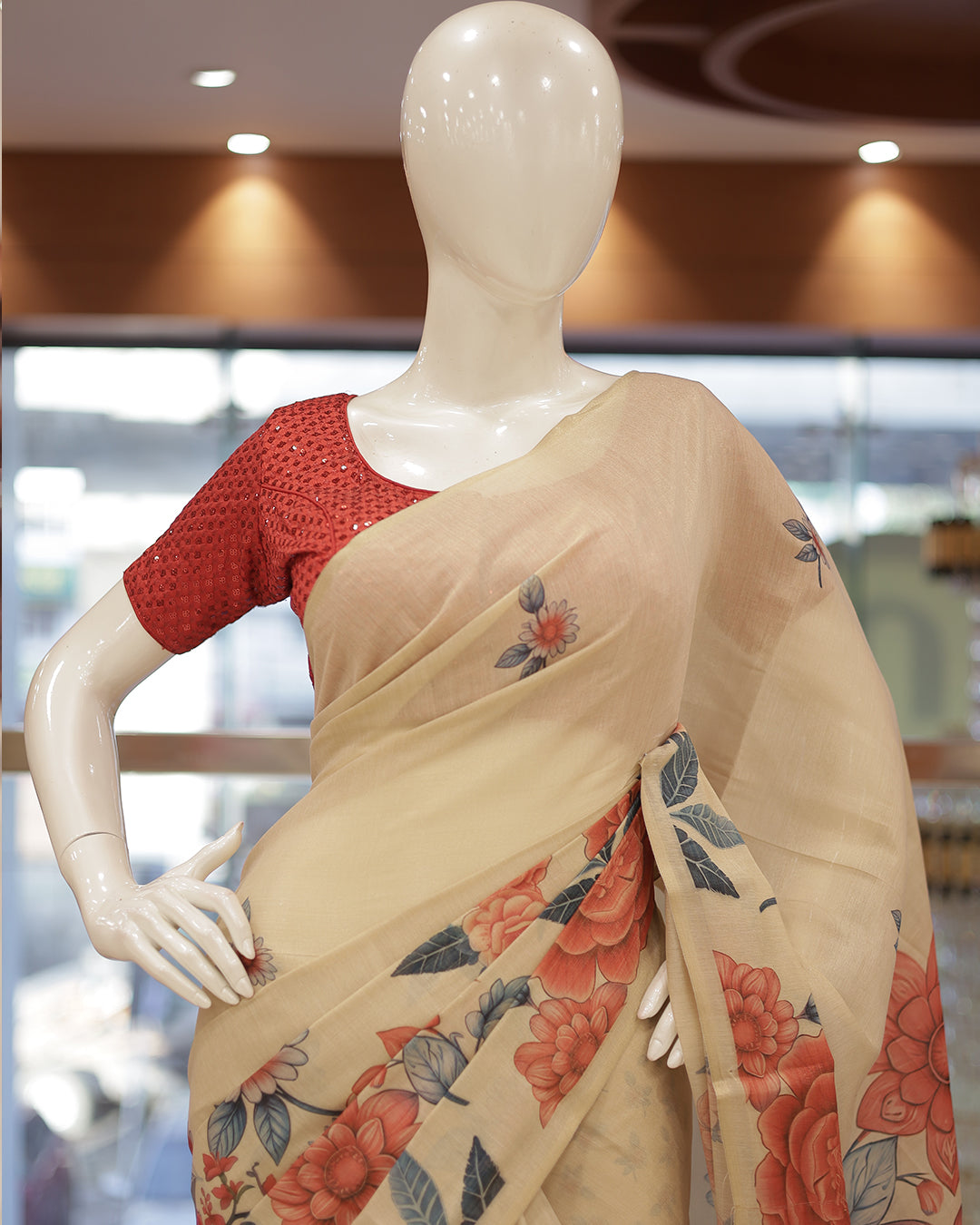 Womens Kerala Tissue Set Saree - G356