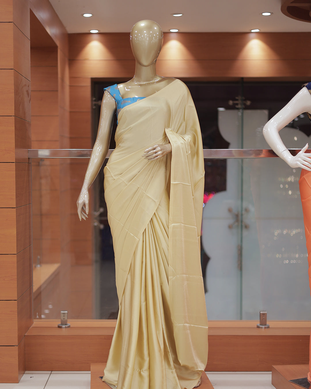 Diwali Special Blackberry Silk Plain Saree with Tone to tone Embroidery Blouse -D20(D)
