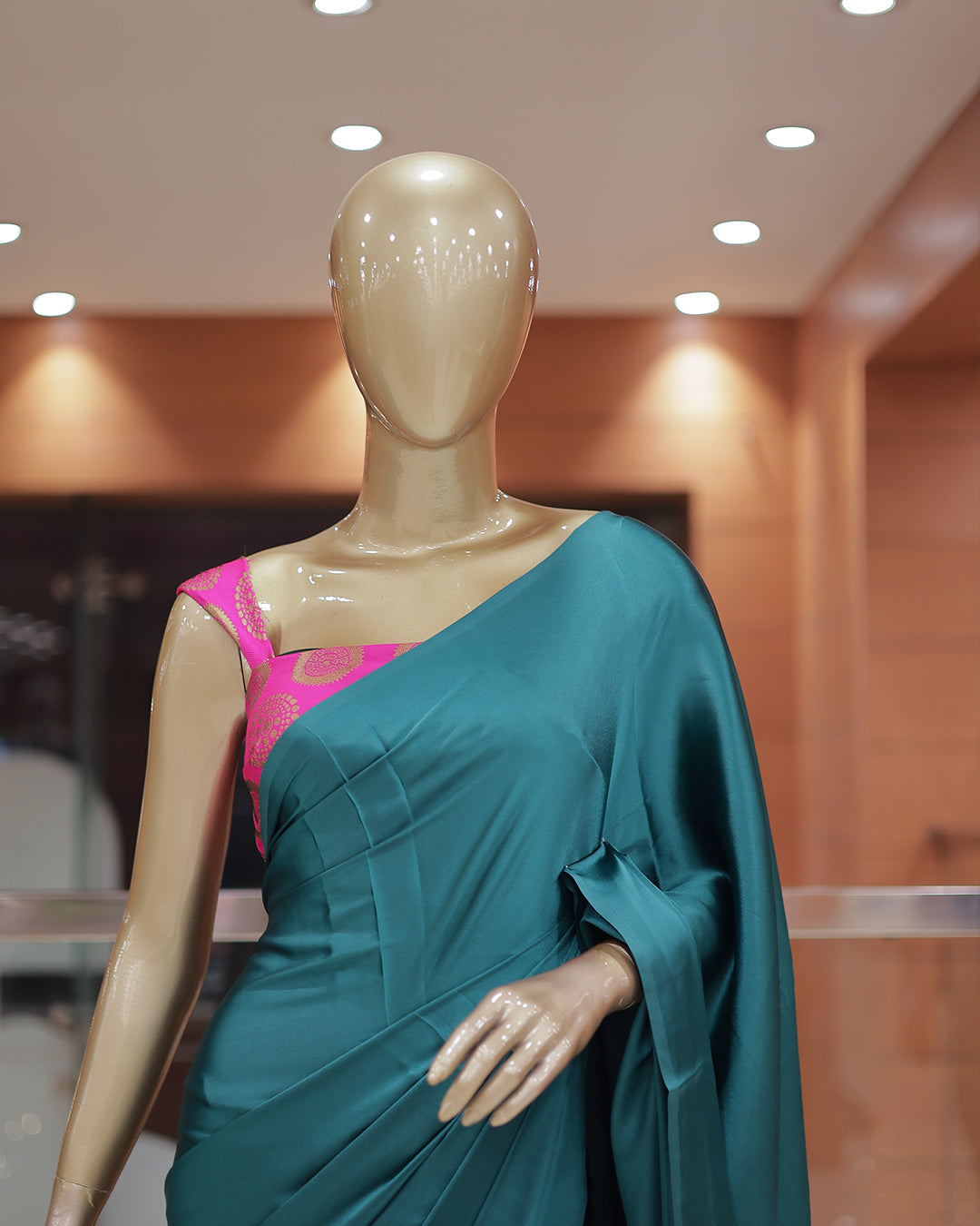 Diwali Special Blackberry Silk Plain Saree with Tone to tone Embroidery Blouse -D20(D)