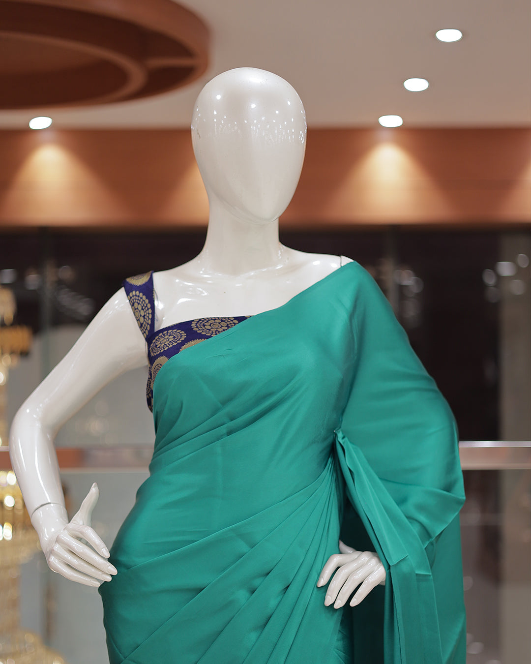 Diwali Special Blackberry Silk Plain Saree with Tone to tone Embroidery Blouse -D20(D)