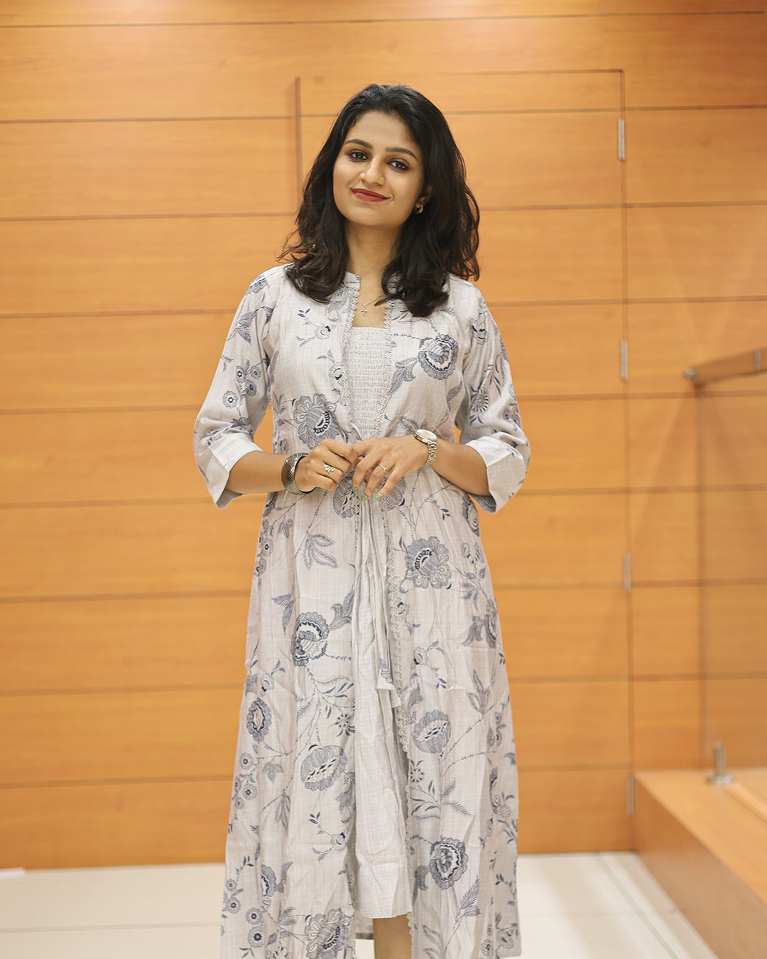 Women's Kurti with Jacket - G219