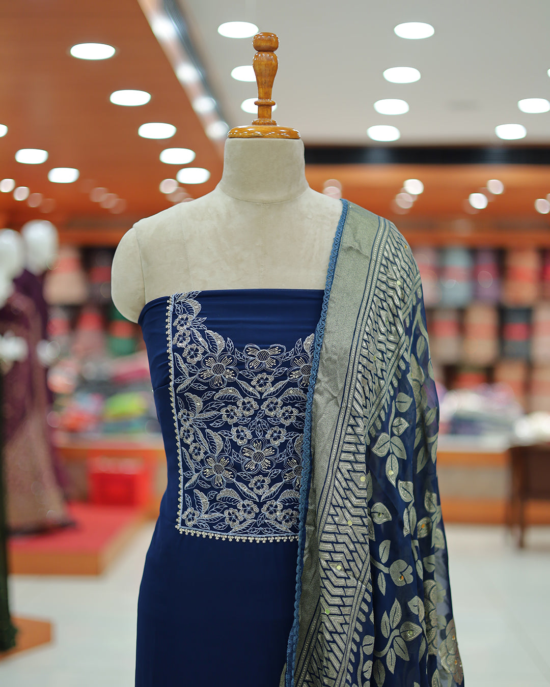 Women's Unstitched Salwar Suit - G223