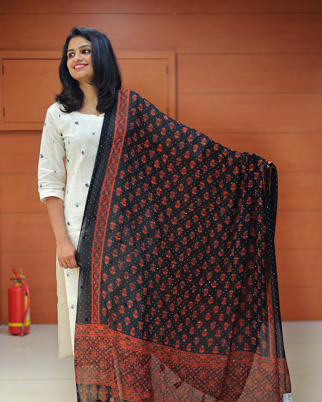 Women's Ajrakh Dupatta G224
