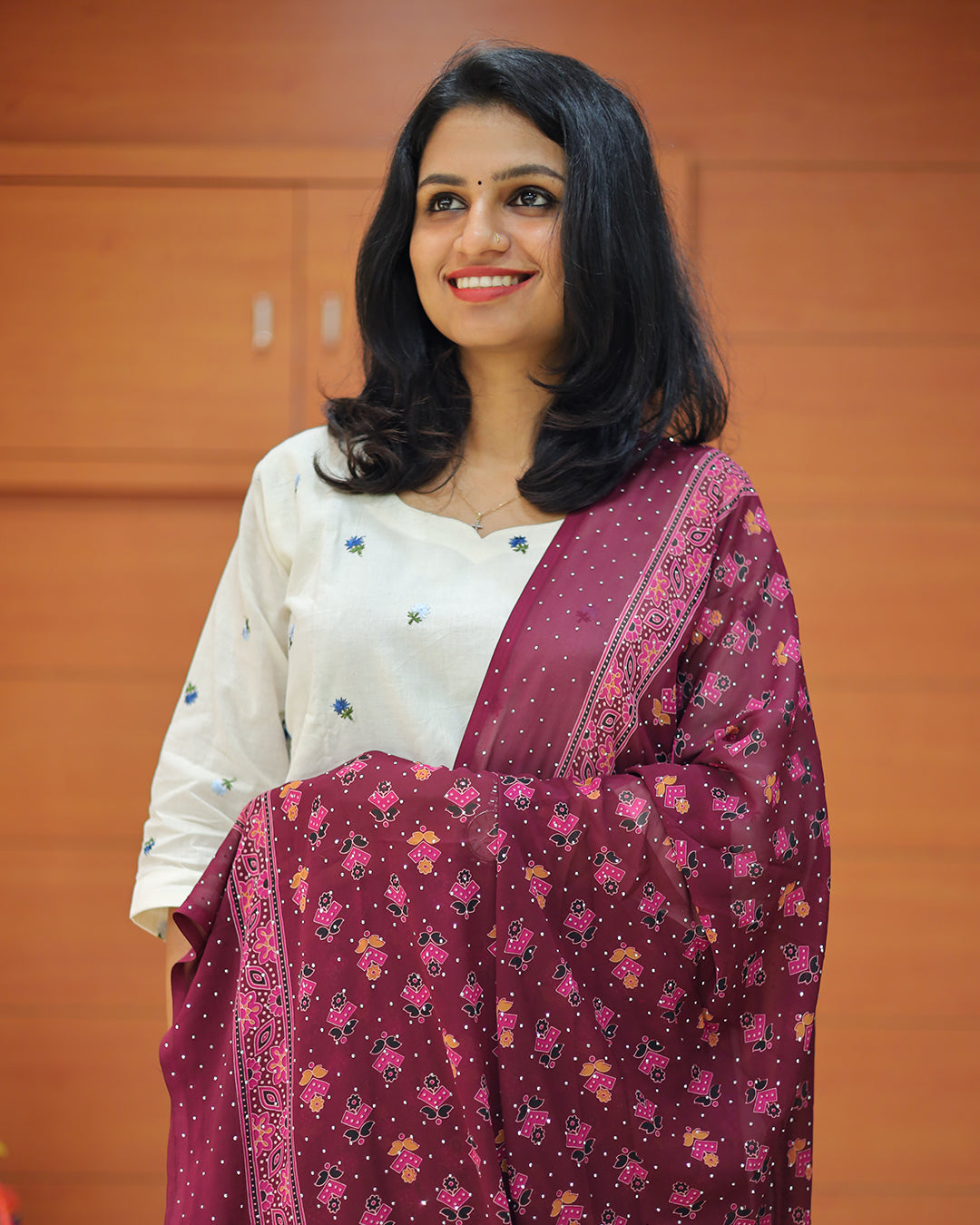 Women's Ajrakh Dupatta G224