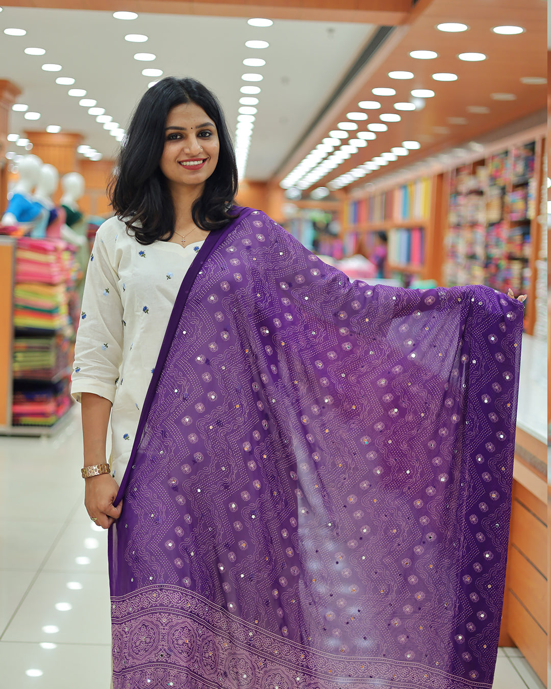 Women's Bandini print Dupatta G226