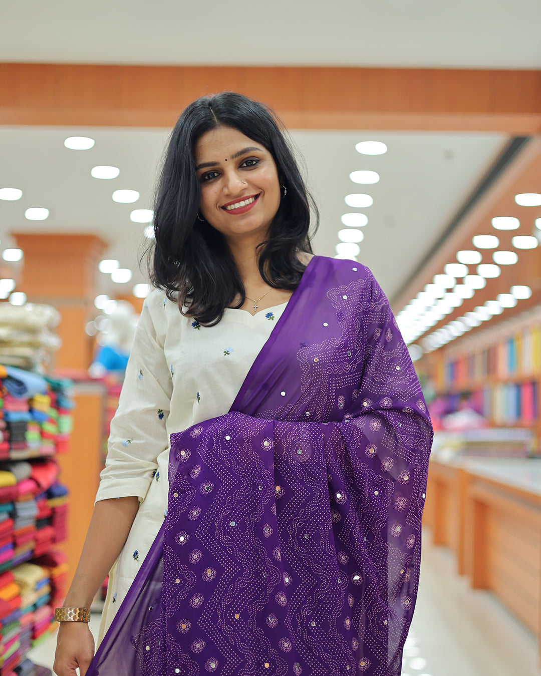 Women's Bandini print Dupatta G226