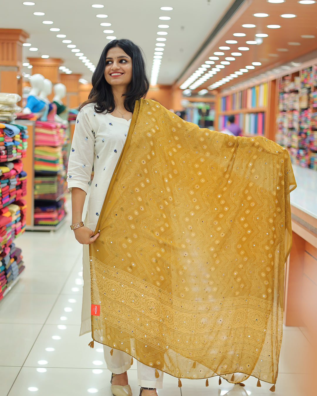 Women's Bandini print Dupatta G226