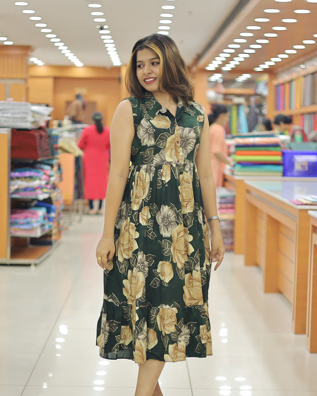 Women'sRayon Printed Frock -G284