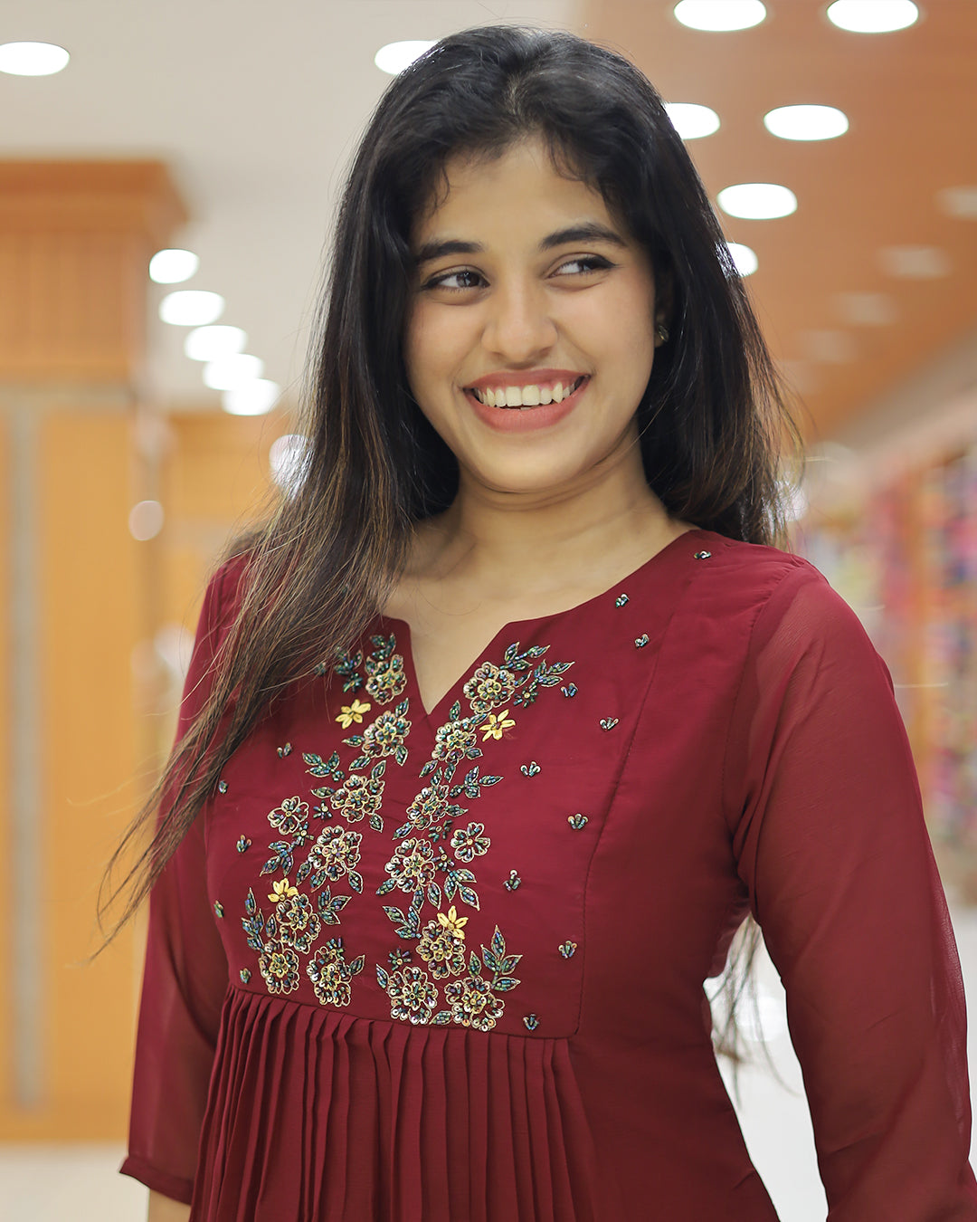 Women's handworked Kurti -G297