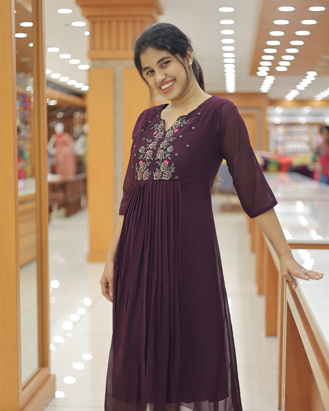 Women's handworked Kurti -G297
