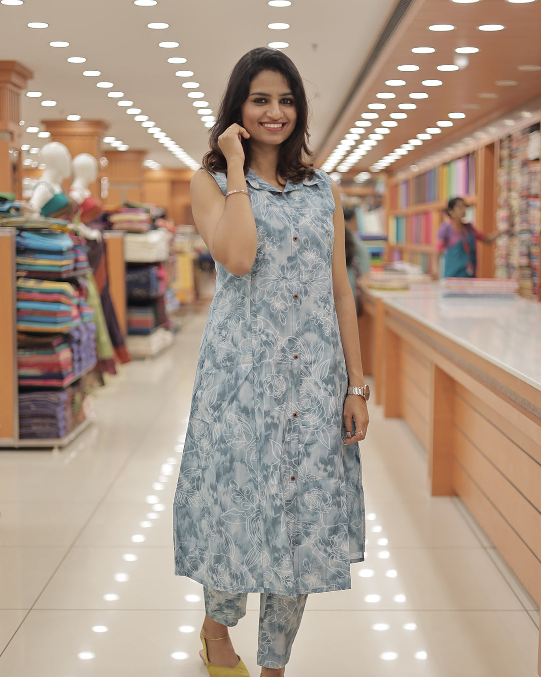 Women's Printed Co-ord Set -G308