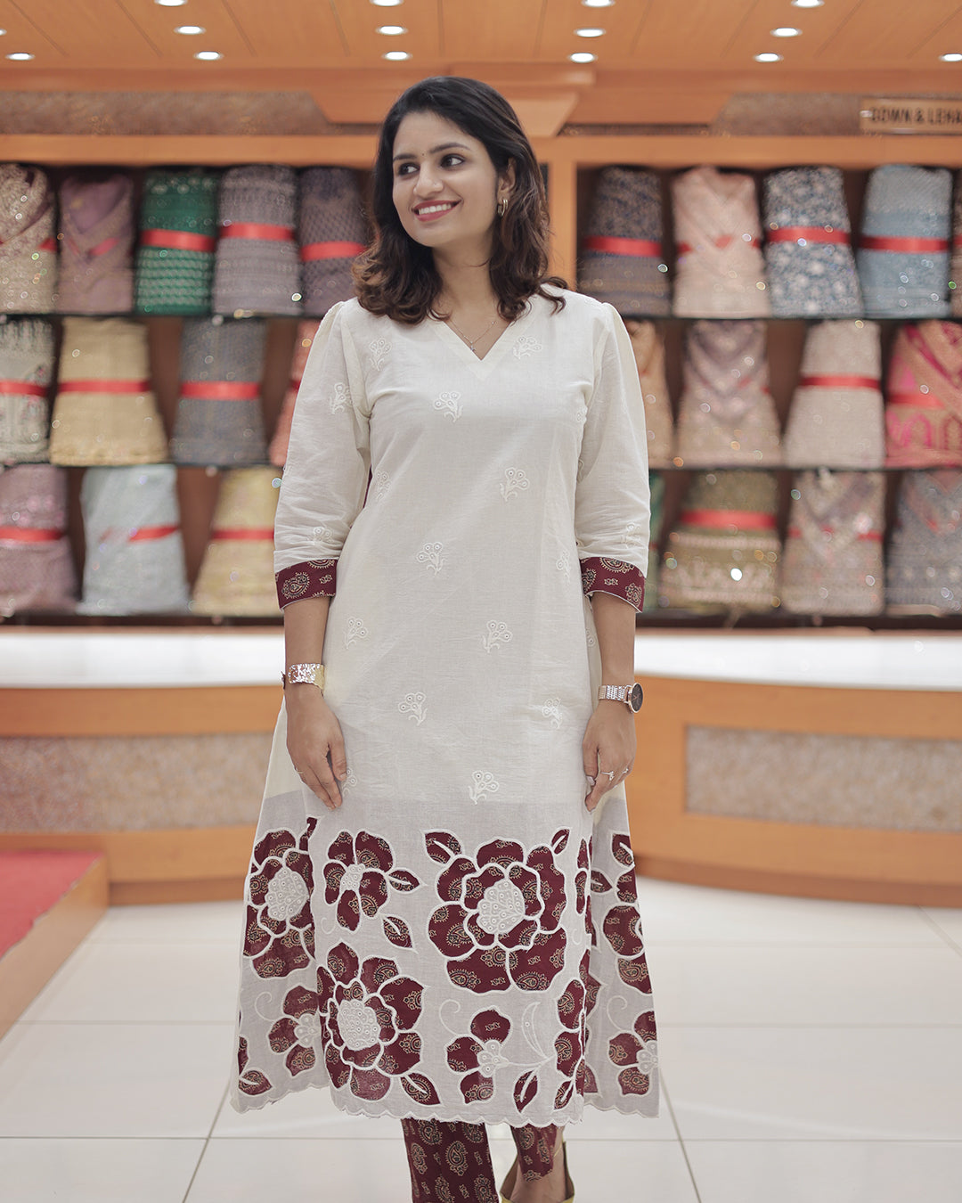 Onam Special Top with Bottom Set -G306