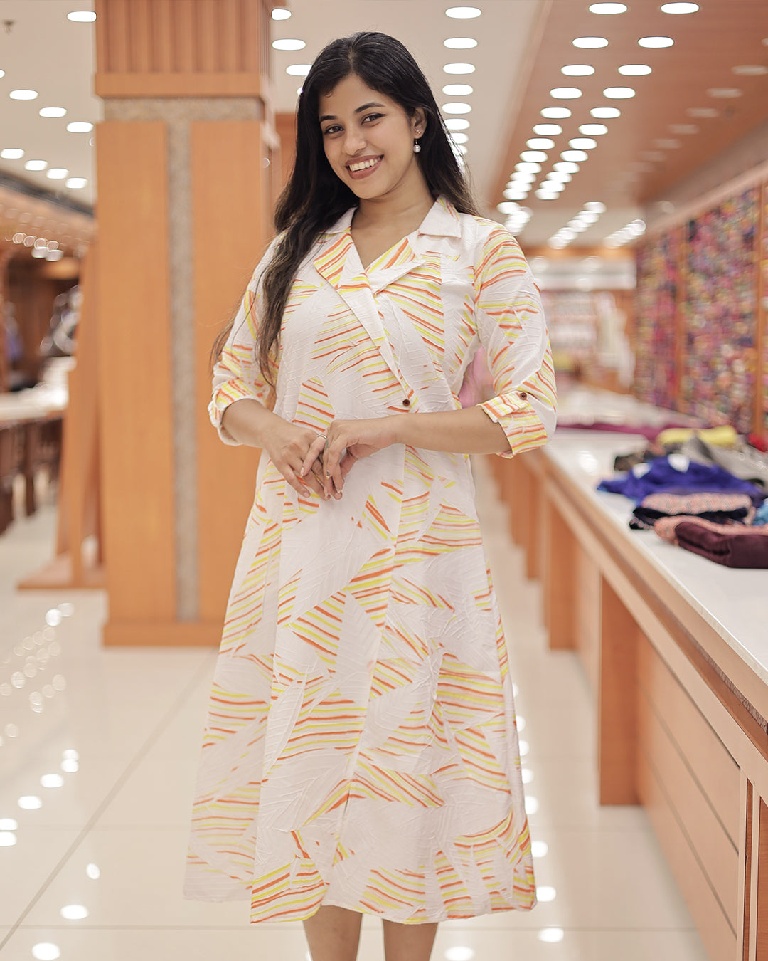 Women’s Wrap Style A-Line Kurthi -G338