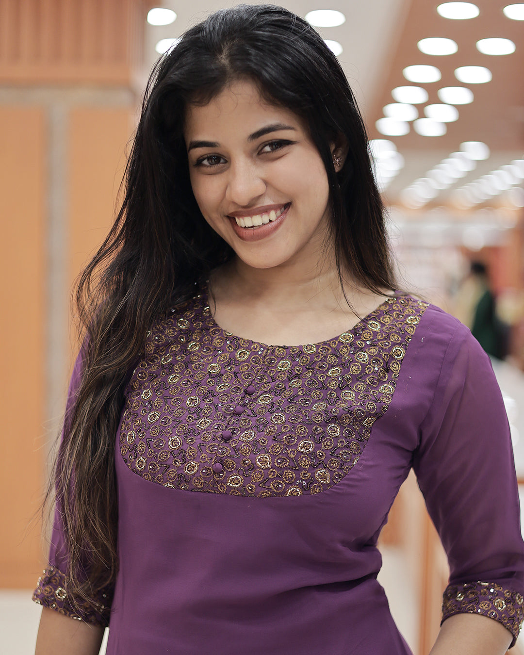 Women's Georgette Aline Kurti - G339