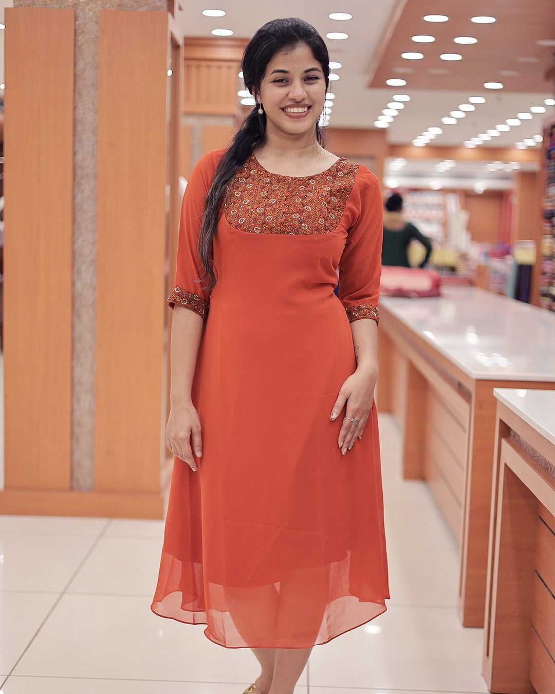 Women's Georgette Aline Kurti - G339