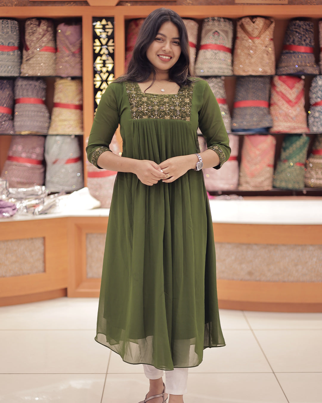 Women's Designer Aline kurti -G350