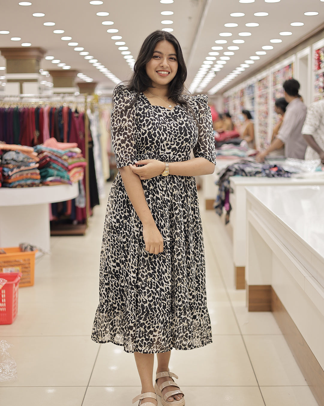 Women’s Georgette Printed Frock-G371