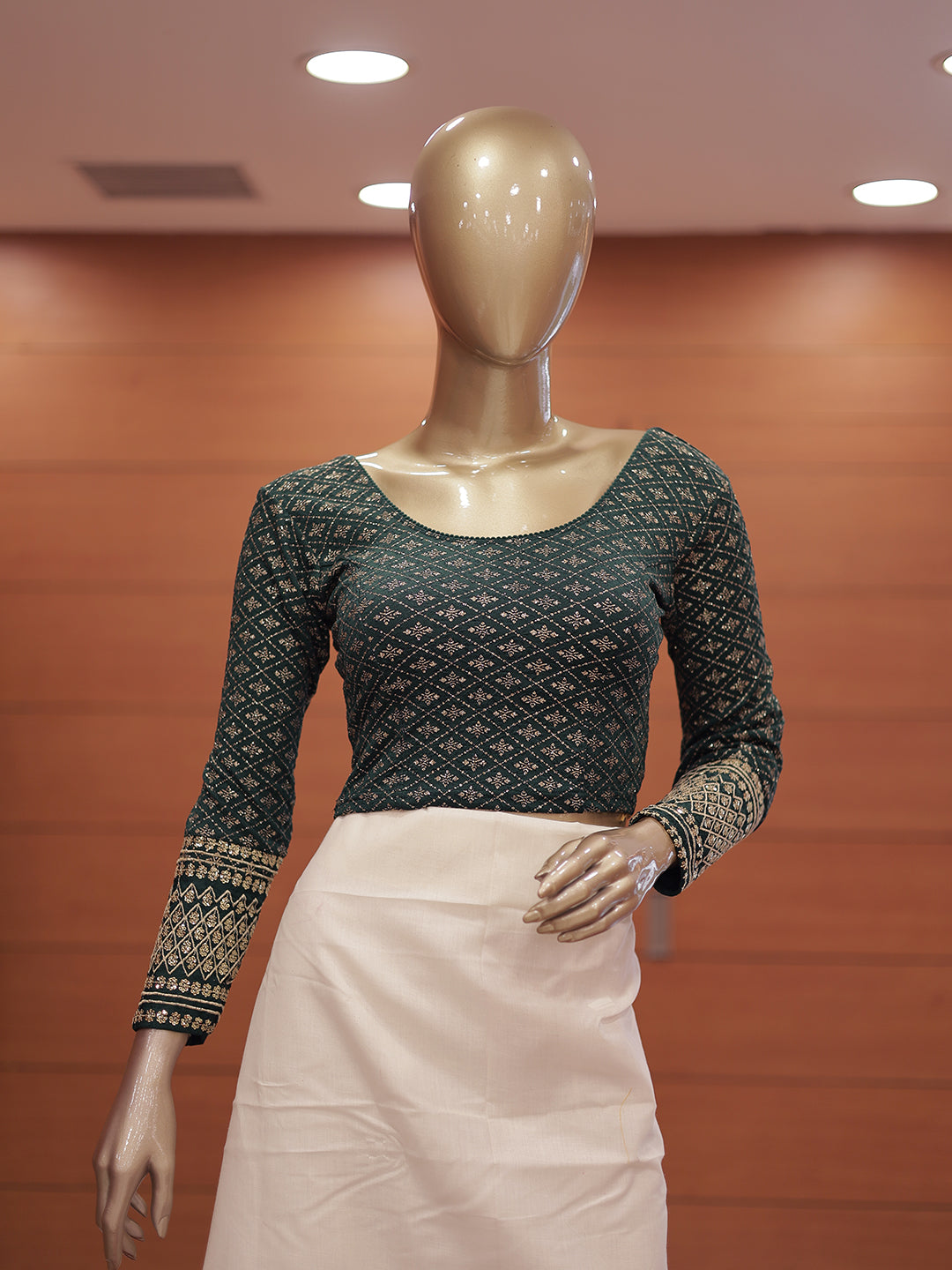 Women's Stretchable Blouse with Full Sleeves -G376