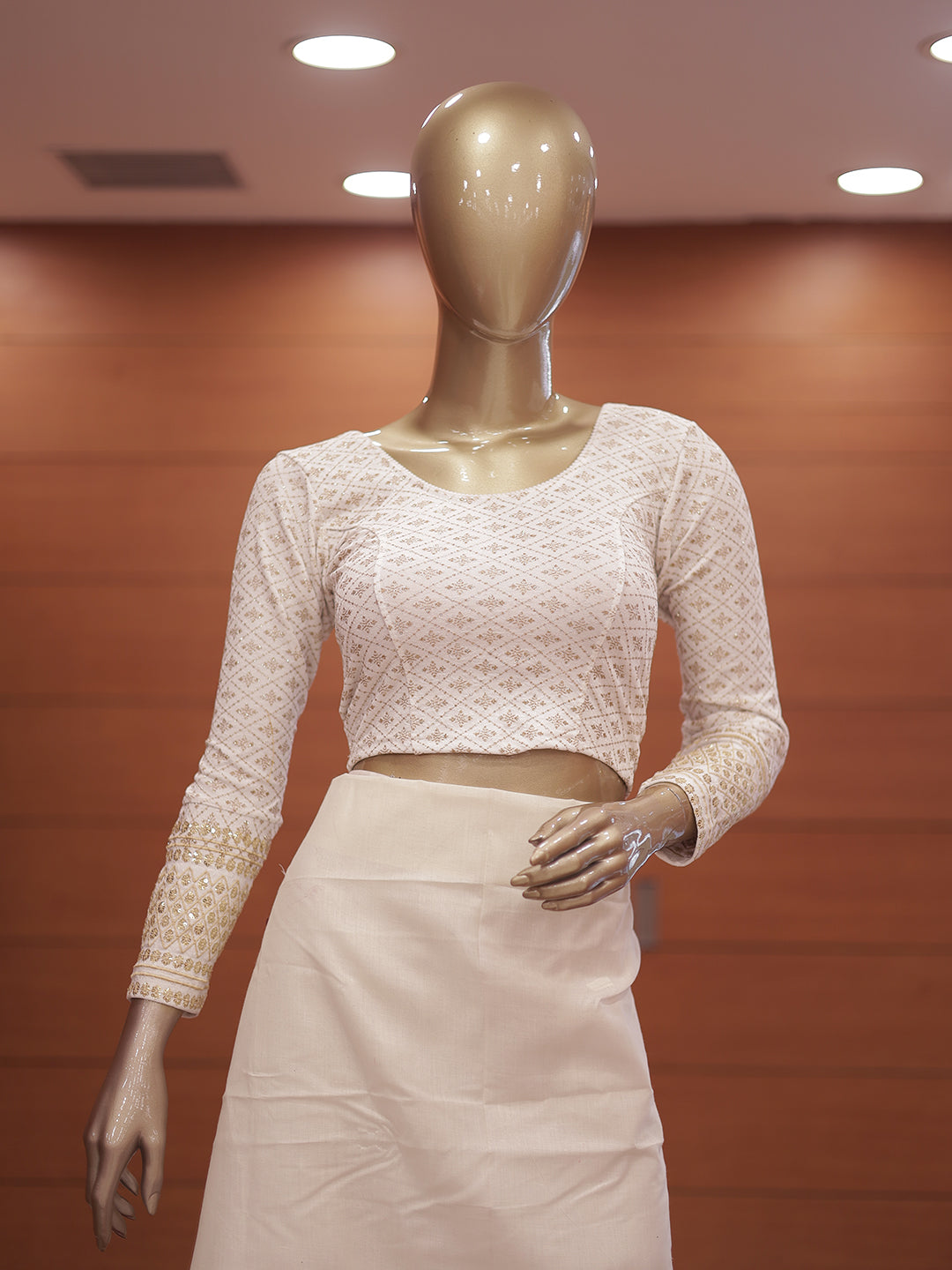 Women's Stretchable Blouse with Full Sleeves -G376