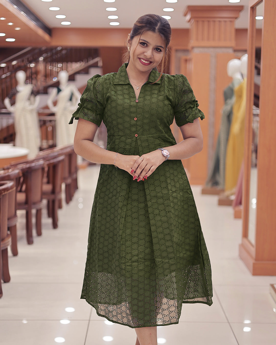 Women’s Hakkoba Frock Kurti -G378(Pre order)