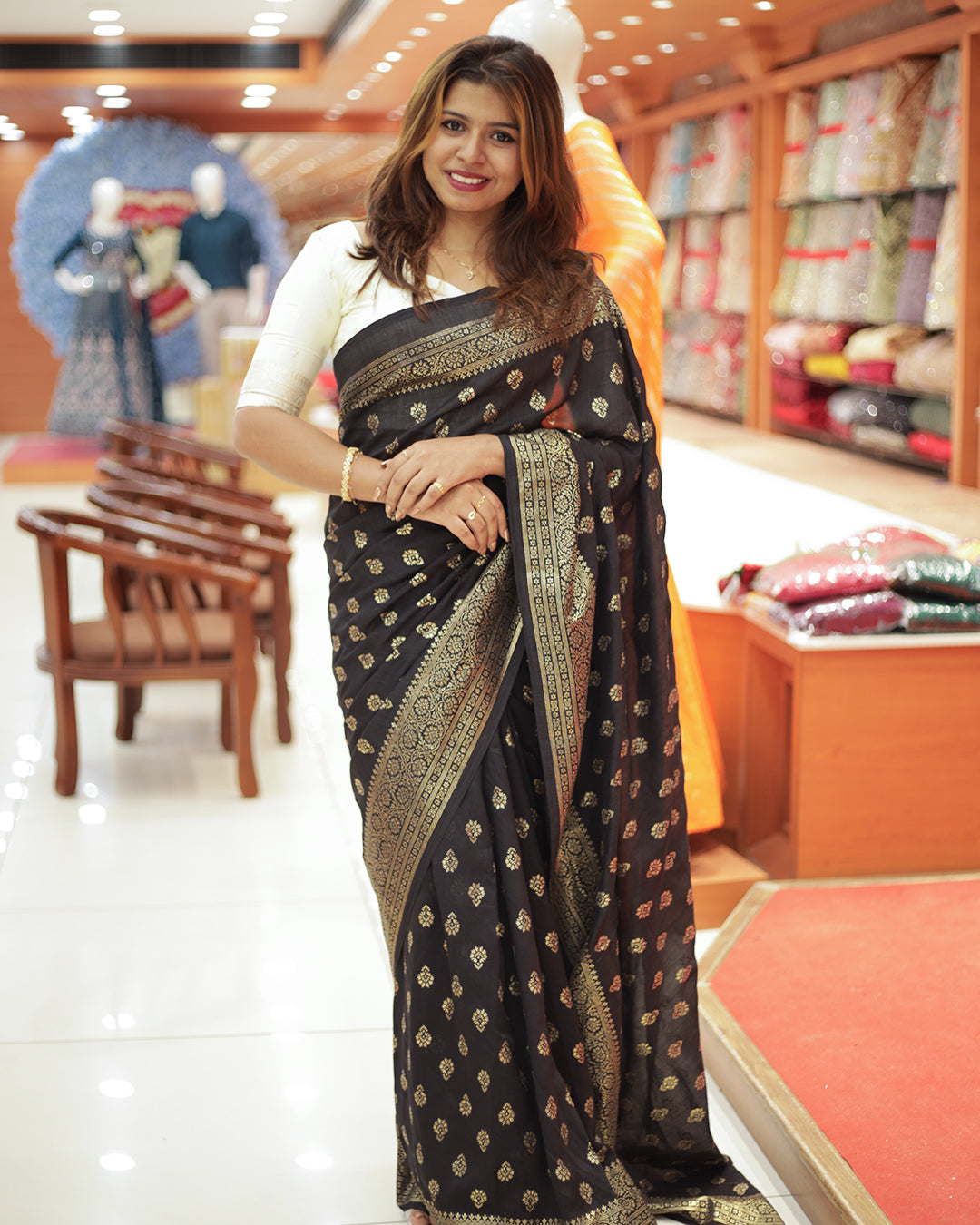 Women’s Vichithra Silk Saree-1451 (pre Order)