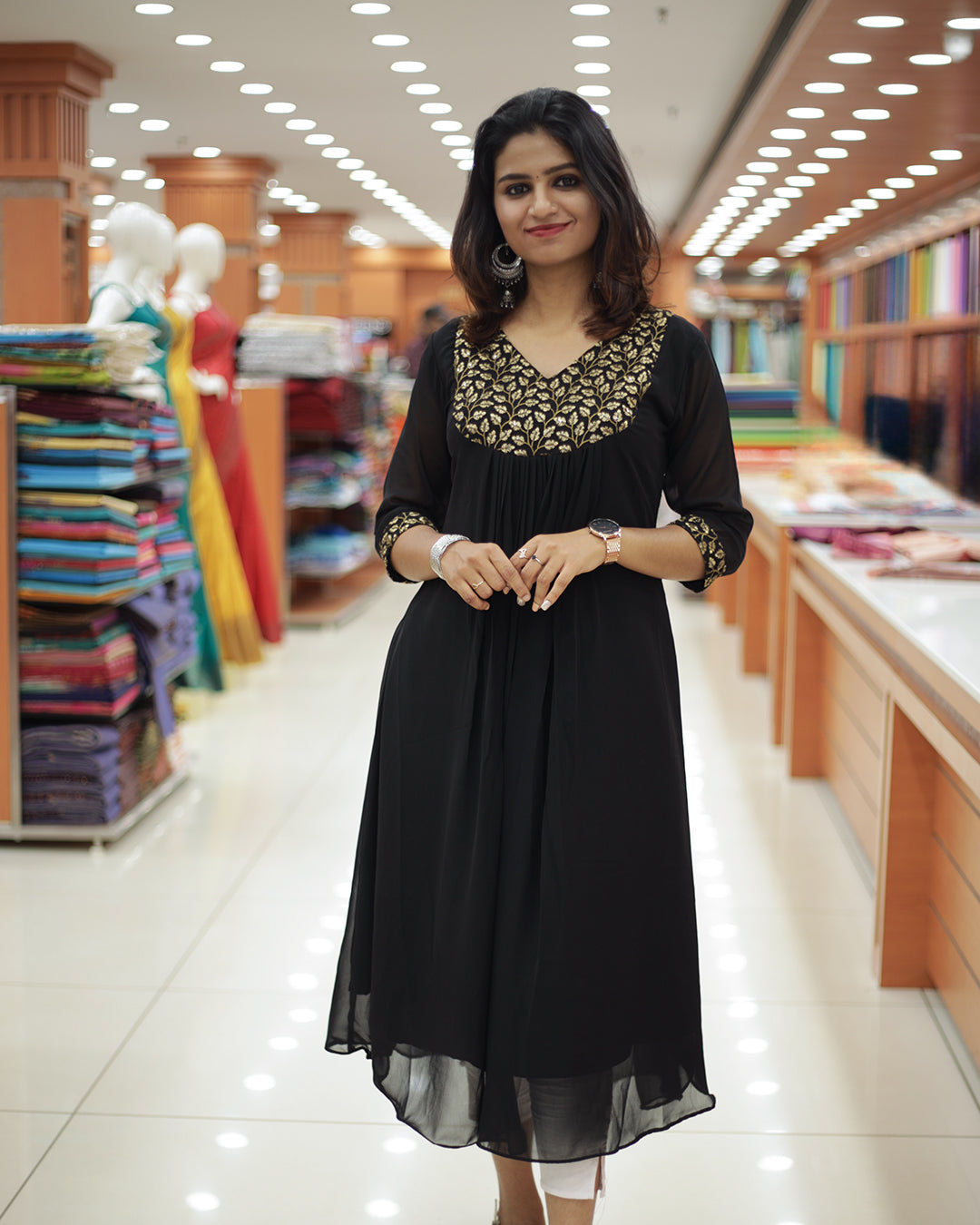 Women's Georgette Kurti -1462