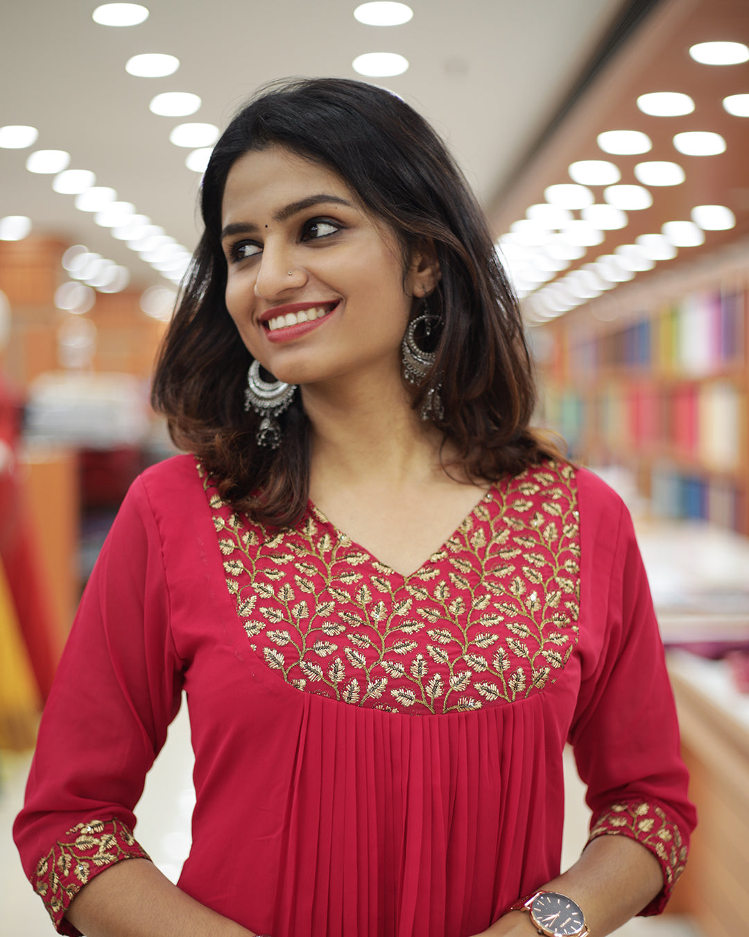 Women's Georgette Kurti -1462