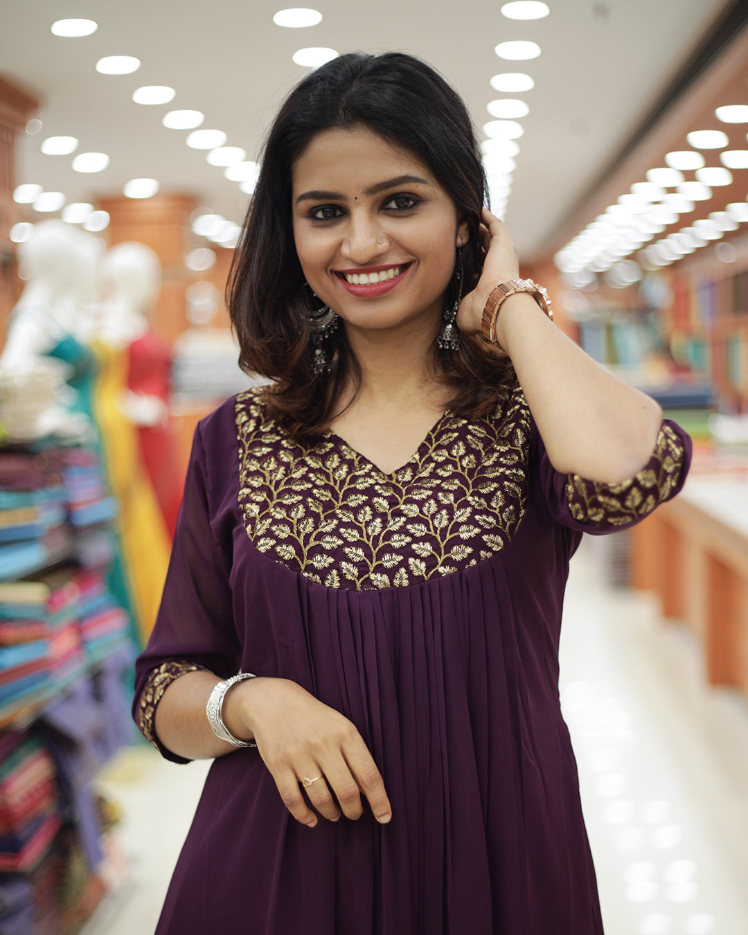 Women's Georgette Kurti -1462