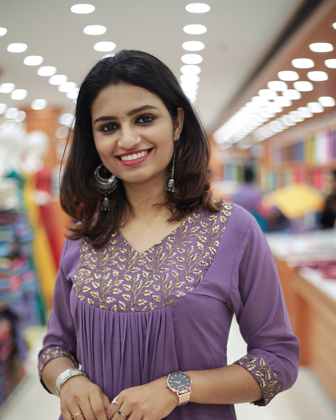 Women's Georgette Kurti -1462
