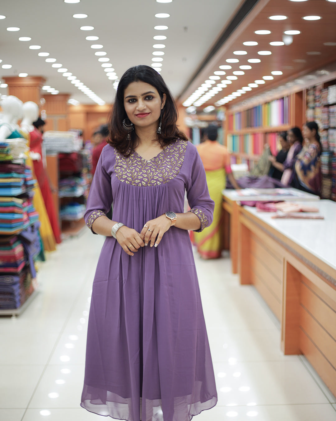 Women's Georgette Kurti -1462
